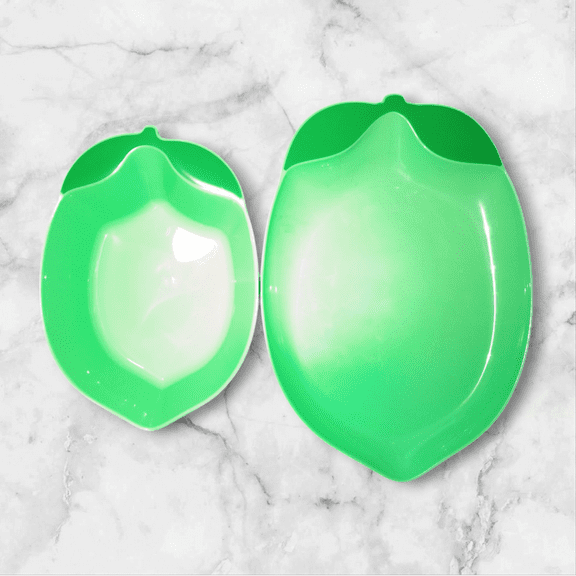 Green Apple Bowl and Plate Set