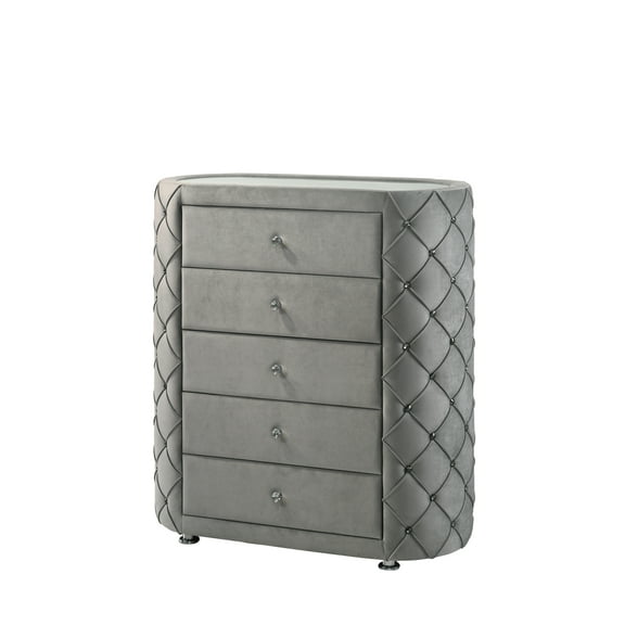 ACME Perine Chest, Gray Velvet