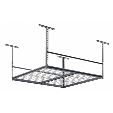 Muscle Rack LR4848-SV 48 W x 48 D Overhead Garage Adjustable Ceiling Storage Rack  42  Height  48  Width