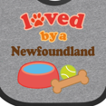 thumbnail image 4 of Inktastic Newfoundland Dog Lover Boys or Girls Baby Bib, 4 of 4