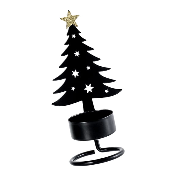 Iron Christmas Holders,Tabletop Decoration with Holders Candlestick Ornament for Christmas Home Decorations