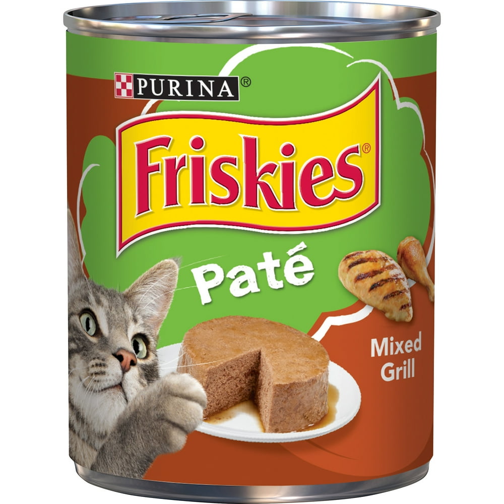 (12 Pack) Friskies Pate Wet Cat Food, Pate Mixed Grill, 13 oz. Cans