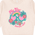 thumbnail image 3 of Inktastic My Gigi Loves Me Girls Rainbow Granddaughter Toddler Sweatshirt, 3 of 4