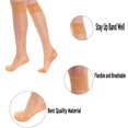 thumbnail image 3 of 6 Pairs Sheer Knee High Socks for Women 15 Denier Stay up Band (Skin), 3 of 5