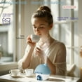thumbnail image 2 of Mushroom Humidifier, Diffuser & Night Light 3-in-1 | 300ml Portable Desk Humidifier with Sunset Rainbow Projection, 2000mAh Battery, Ultra Quiet Cool Mist for Home, Office, Travel, Baby & Kids Room, 2 of 6