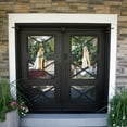 thumbnail image 3 of Village Lighting Garland Hanger - Double Door (52-82 Inch Doors) (Brown), 3 of 11