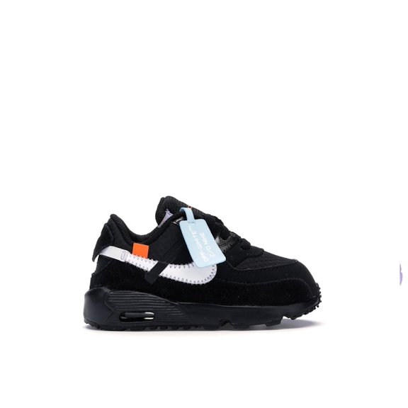Nike Toddler's Air Max 90 Off-White Black Running Shoes, from StockX