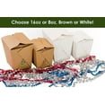 thumbnail image 4 of Microwavable Brown Chinese 16 oz Take Out Boxes. 50 Pack by Avant Grub. Stackable Pails Are Recyclable. Ideal Leak And Grease Resistant Pint Size To Go Container For Restaurants and Food Service., 4 of 7