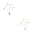 thumbnail image 3 of sweethay Juego de accesorios para velas, a prueba de herrumbre, resistente al agua, resistente al desgaste, apagador de velas, cucharón Oro rosa 2Conjunto, 3 of 6