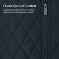 thumbnail image 4 of COUVER Men's Diamond Quilted Full Zip Puffer Vest New Dark Grey M, 4 of 6