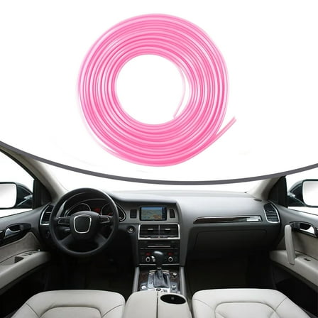 5M Auto Pink Point Edge Gap Door Panel Molding Line Trims Car Interior Trim Line Strip Gap Filler Seal Moulding Strip Auto Parts