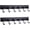 Black, variant on Decorative Adhesive Key Holder for Wall, 6-Hook 304 Stainless Steel Key Rack, No-Drill, Gold (2 Pack)