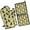 Dachshund Footprint, variant on Dalmatian Corgi Bulldog Kitchen Oven Mitt and Pot Holder Sets 4 Pcs for Baking, Cooking and Grilling, Heat Resistant Up To 392 °F