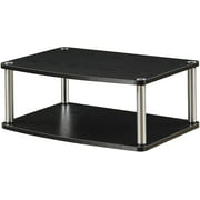 Convenience Concepts Designs-2-Go 2-Tier TV Stand, with Swivel Base