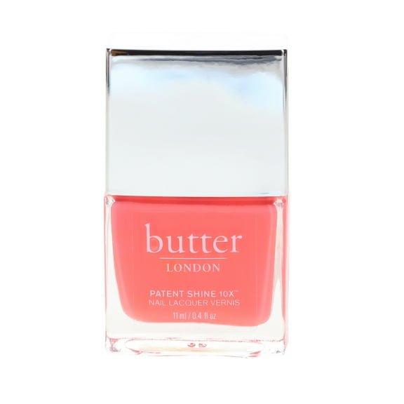 butter london patent shine 10x heritage collection nail lacquer, trout pout, 0.4 fl. oz.