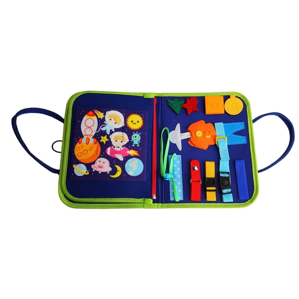 Tablero de fieltro para actividades sensoriales de educación temprana, juguete de aprendizaje preescolar para niños pequeños