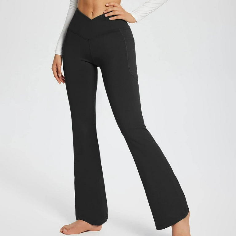 Mightly Girls Fair Trade Organic Cotton Flare Leggings Yoga Pant - Small  (6.7), Black : Target