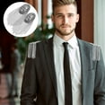 thumbnail image 3 of 2Pcs Tassel Chain Shoulder Epaulet Rhinestone Shoulder Epaulet Shoulder Arm Applique, 3 of 8