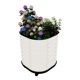 thumbnail image 1 of Garvee jardinera con ruedas y depósito de autoriego, cama de cultivo de acero galvanizado con ruedas con freno para uso interior o exterior, 1 of 7