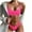 Hot Pink, variant on HAPIMO Women's 2 Peices Bathing Suit Cozy Wireless Bikini Bandeau Swimming Trunks Thong Split Bikini Swimsuit Blue M