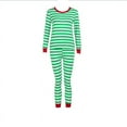 thumbnail image 1 of Ensemble Parent-Enfant Rayé Nouveau Pyjama Parent-Enfant Imprimé de Noël(2 Couleurs), 1 of 2