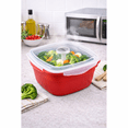 thumbnail image 2 of Microwave Vegetable Steamer with Removable Basket & Steam Vent Lid – BPA-Free 2.47L Cooker for Veggies, Fish & Poultry – Dependable Industries, 2 of 6