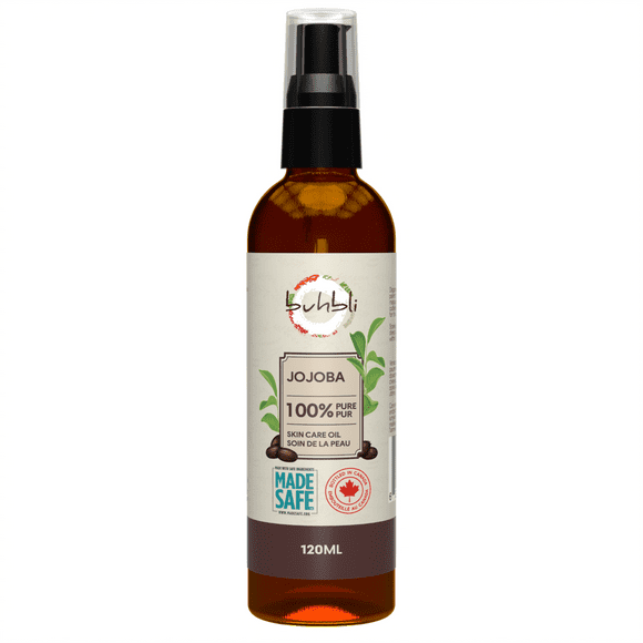 Buhbli Brands - Jojoba Oil, 120ml, 100% Pure & Natural - Bottled in Canada