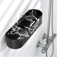 thumbnail image 2 of Estante de ducha de 50 cm sin perforación, estante de ducha de baño autoadhesivo de acero inoxidable, negro Kuyhfg Bienvenido a Kuyhfg, 2 of 5