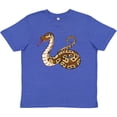 thumbnail image 3 of Inktastic Cute and Cuddly Ball Python Snake Youth T-Shirt, 3 of 5