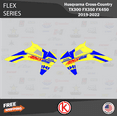thumbnail image 4 of Kalair GFX Graphics Kit for Husqvarna TX300, FX350, and FX450 (2019-2022) Flex Series, 4 of 5
