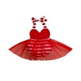 thumbnail image 3 of Christmas Infant Baby Romper Dress Patchwork Sleeveless Jumpsuits, 3 of 6