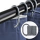 thumbnail image 4 of Cortina de Ducha Impermeable de Eva con Empalme, 180 X 180 Cm, con Ganchos | Cortina de Baño Gruesa y Sin Perforaciones | Panel Impermeable y Permeable a La Luz | Divisor de Privacidad para Baño Dura, 4 of 6