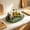 Green, variant on 360 Rotating Oval Turntable Lazy Susan Organizer Tray with Adjustable Dividers for Fridge Condiment Spice Jar Kitchen Countertop Storage