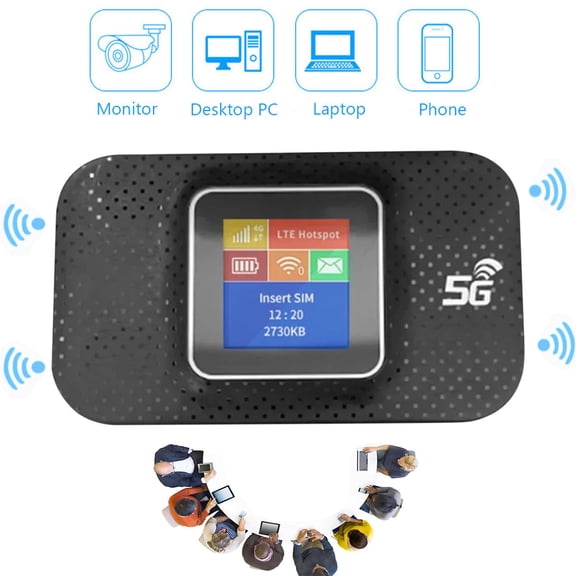Portable Wi-Fi Internet, Portable WiFi Hotspot for Travel/Home, High Speed Smart Router for Anywhere, Wirelets Mini Travel Hotspot Repeater New 2025 High for Reliable Electronic Component
