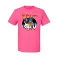 thumbnail image 2 of Wild Bobby, Cute Pug Life Living, Animal Lover, Men Graphic Tee, Neon Pink, 3X-Large, 2 of 4