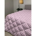 thumbnail image 2 of Monochrome Down Alternative Comforter, Rose Flower Petals Motif in Monochrome Minimalist Tones Modern Bohemian, Microfiber Quilt for All Season, 5 Sizes, Black and White, by Ambesonne, 2 of 3