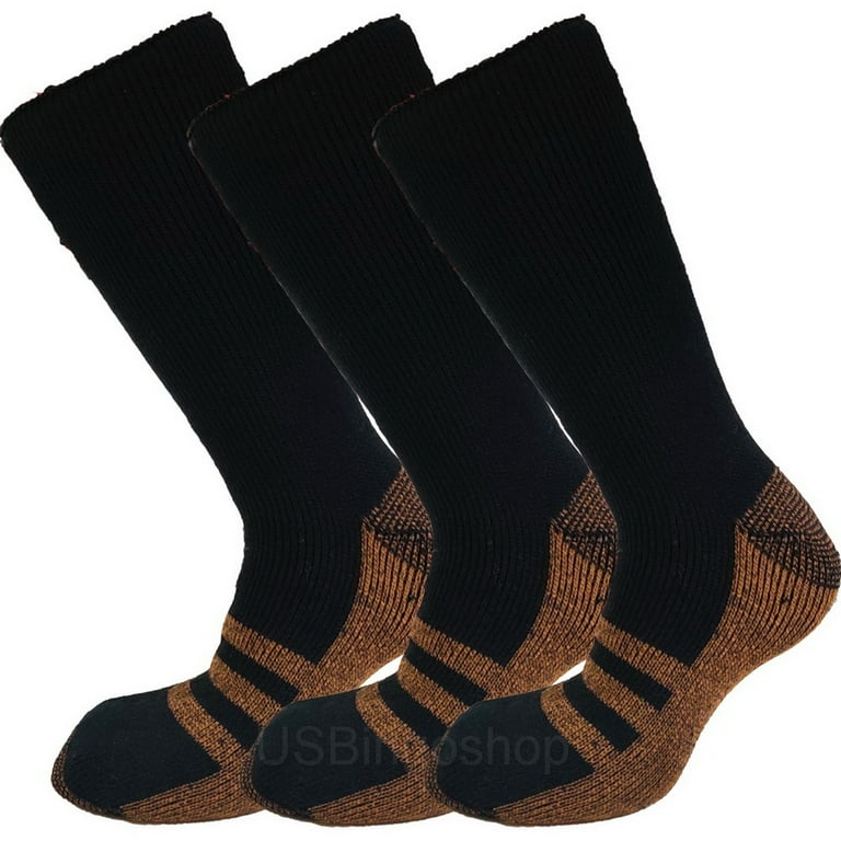 USBingoshop 3 Pairs Mens Womens Winter Heated Anti Fatigue Copper