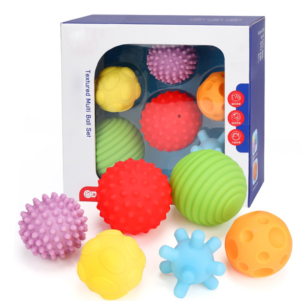 Baby'S Toy Hand Grasping Ball Soft Ball For Touch And Massage