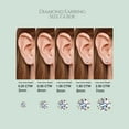 thumbnail image 5 of CROPD Cubic Zirconia Earrings Studs for Women Men, 14K White/Yellow Gold Over Fake Diamond Earrings AAAAA+ CZ Stud Earrings Hypoallergenic Piercing Earring Sets for Women Men Sensitive Ears, 5 of 6