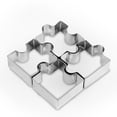 thumbnail image 1 of Cortador De Galletas De Acero Inoxidable Con Forma De Rompecabezas, Molde Para Galletas Diy, Decoración De Pasteles 4 Uds. Speravity HA021727-00, 1 of 6