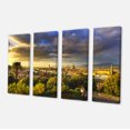 thumbnail image 2 of Florence Coucher de Soleil Vue Aérienne - Paysage Toile Art Print, 2 of 3