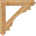 thumbnail image 3 of Ekena Millwork 6"W x 40"D x 40"H Merced Arts & Crafts Rough Sawn Bracket, Western Red Cedar, 3 of 4