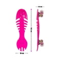 thumbnail image 4 of Patineta Para Niños Juvenil Esqueleto Waveboard Rosa LAVIGA Plástico Resistente, 4 of 5