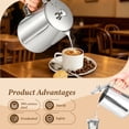 thumbnail image 3 of Austok Stainless Steel Measuring Cup With Lid for Milk and Latte Art 2 L Metal Water Pitcher with Handle Milk Frothing Jug for Hot Cold Beverages, 3 of 9