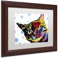 thumbnail image 2 of Trademark Fine Art "The Pop Cat" Canvas Art by Dean Russo, White Matte, Wood Frame, 2 of 4