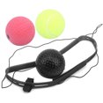 thumbnail image 2 of Pelota de Respuesta de Boxeo Pelota de Entrenamiento de Boxeo de 240 g Pelota de Entrenamiento Sanda Suave con Diadema Absorbente para Principiantes Equipo de Entrenamiento de ANGGREK Otros, 2 of 8