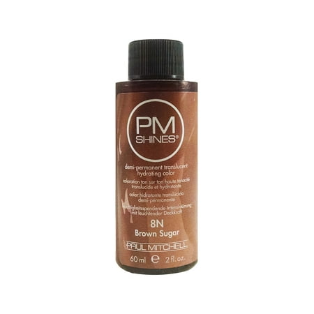 Paul Mitchell PM Shines Demi-Permanent Hair Color 2oz (8N) Brown