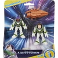 thumbnail image 2 of Imaginext Disney Pixar Lightyear Buzz Lightyear & Alisha Hawthorne Figure Set, 2 of 5