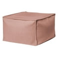 thumbnail image 1 of Gouchee Home Loft Felt – Pouf en feutre synthétique saumon avec rembourrage en billes de polystyrène, housse amovible et lavable en machine, pour salon ou bureau, 1 of 6