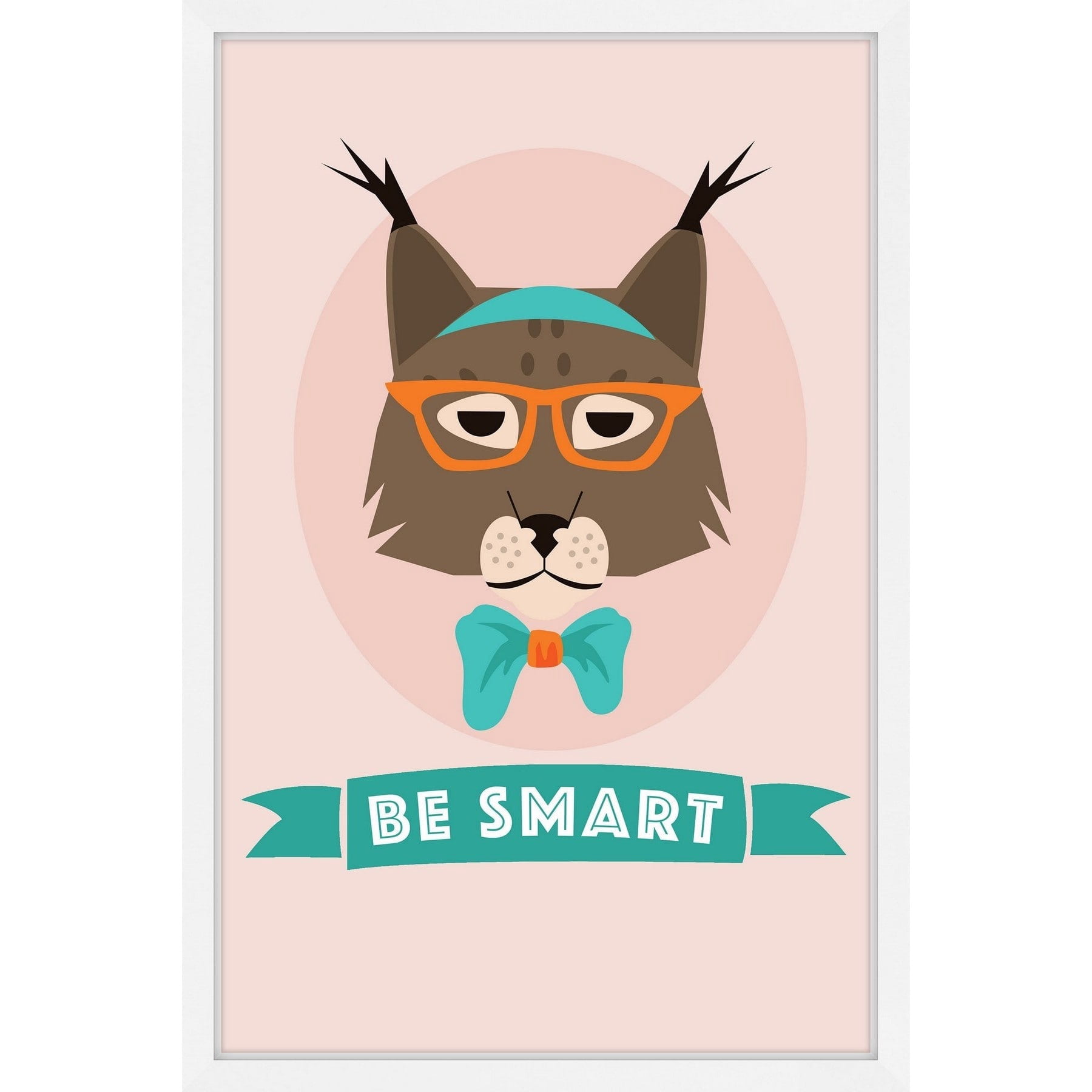 Marmont Hill "Be Smart" Framed Painting Print